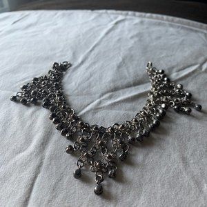 Silver anklet